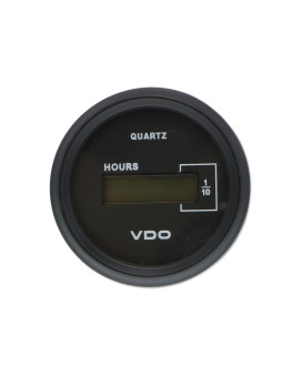 Vdo 331-546 Cockpit Marine Hourmeter 12-24V - Black