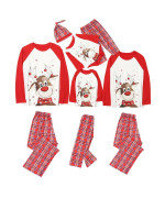 Oakfashion Christmas Family Pajamas Holiday Christma Pajama Family Matching Pjs Set Cute Sleepwear Elk Xmas Jammies For Couples Youth(Kids, 2 Years, A217)