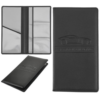 Premium Car Registration And Insurance Holder,Black Registration Insurance Card Holder,Glove Box Organizer Makes Your Documents In Order