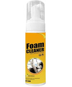 Multipurpose Foam Cleaner Spray, Foam Cleaner For Car And House Lemon Flavor, Leather Decontamination, Multi-Functional Foam Cleaner, Cleaning Spray For Car Interior Ceiling Leather Seat (1Pcs(150Ml))