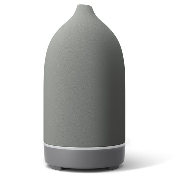 Ceramic Diffuser, Aromatherapy Essential Oil Diffuser For Room,Stone Diffuser Living Room(Grey)