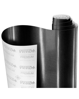 Vvivid+ Honeycomb Matte Black Small Pattern Car Wrap Vinyl (15Ft X 5Ft)