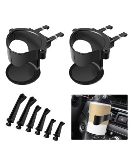 Eachpt Car Drink Holder, Cup Holder, Car Vent, Universal Adjustable Car Ventilation Cup Holder, With Car Ventilation Clips, Water Coffee Juice Bottle Stand