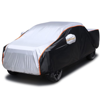 Truck Cover Waterproof Car Cover For All Weather, Heavy Duty Outdoor Pickup Cover, Rain Snowproof Windproof Sun Uv Protection Scratch Resistant, Fit Ford F-150, Chevrolet Silveradoramgmc Sierra 1500