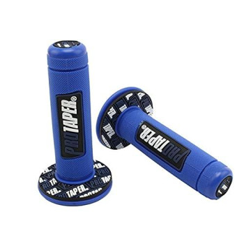 Nicolie Motorcycle Handle Grips Motocross Grip Handlebar Dirt Pit Bike 78 Handlebar Rubber Grips - Blue - 22Mm