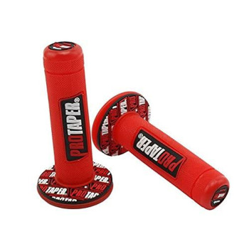 Nicolie Motorcycle Handle Grips Motocross Grip Handlebar Dirt Pit Bike 78 Handlebar Rubber Grips - Red - 22Mm