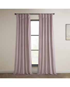 Hpd Half Price Drapes Heritage Plush Velvet Curtains For Bedroom Living Room 50 X 84, Vpyc-225375-84 (1 Panel) Mauve