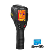 Vevor Thermal Imaging Camera, 240X180 Ir Resolution (43200 Pixels), 20Hz Refresh Rate Infrared Camera With -4662 Temperature Range, 16G Built-In Sd Card, And Rechargeable Li-Ion Battery