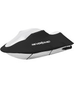 Neverland Trailerable Jet Ski Cover 3 Seats Heavy Duty Waterproof 210D With 2 Air Vent Marine Grade Uv Resistant Fits Up To 145