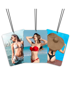 Custom Air Freshener For Car With Textphoto For Men Or Women