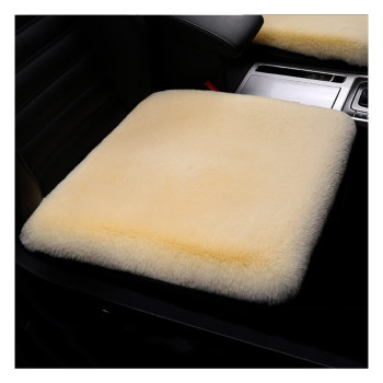 Plush Car Seat Cushion Non Slip For Driving, Fluffy Comfort Auto Seat Pad Universal Fit Fuzzy Cover Protector Cushion Suitable For Car, Office, Home Chair