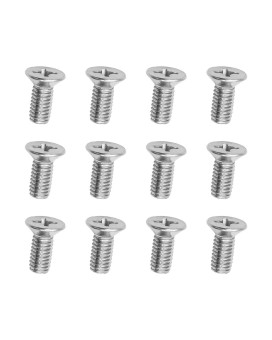 12Pcs Stainless Steel Brake Disc Rotor Screws, 93600-06014-0H, Retaining Hardware Bolts Screw Kit For Front And Rear, Car Replacement For Acura, K3, City, Civic, Accord, Odyssey