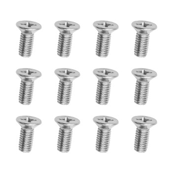 12Pcs Stainless Steel Brake Disc Rotor Screws, 93600-06014-0H, Retaining Hardware Bolts Screw Kit For Front And Rear, Car Replacement For Acura, K3, City, Civic, Accord, Odyssey