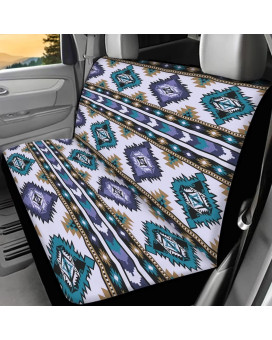 Wellflyhom Western Aztec Seat Cover For Car For Women Saddle Blanket Seat Covers For Trucks Southwestern Universal Bench Seat Cover Protectors Fit Suv Van Sedan 2 Pack