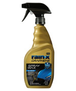 Rain-X Pro 620184Srp Graphene Spray Wax, 23Oz - Enhances Gloss, Slickness And Color Depth Of Painted Surfaces While Repelling Dust, Dirt And Debris, Extending Existing Wax Protection