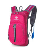 Ivygreen Kids Hydration Backpack, Hiking Backpack For Boys Or Girls With 15L Water Bladder (Rose Red)