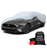 Ezyshade 10-Layer Waterproof Sports Car Cover. See Vehicle Size-Chart For Accurate Fit. All Weather Full Outdoor Covers. Corvette Mustang Trans Am Classic Cars. Sun Snow Rain. Size C4 (See Size Chart)