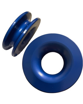 Northland Offroad Recovery Ring Snatch Block Pulley For Use With Soft Shackle 41000 Lbs (Blue)