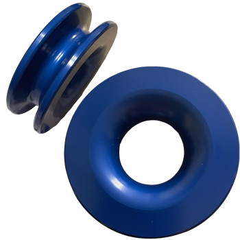 Northland Offroad Recovery Ring Snatch Block Pulley For Use With Soft Shackle 41000 Lbs (Blue)