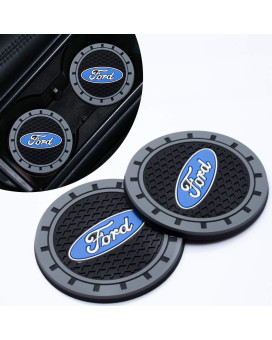 2Pcs Silicone Non-Slip Car Cup Holder Coasters Fit For Bmw 1 2 3 4 5 6 7 X1 X3 X4 X5 X6 F30 F10 F01 F32 F15 F25 G30 G31 G11 G12 Vehicle Car Coasters Car Interior Accessories (275 Inch)