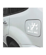 Funny Car Stickers, High Gas Consumption Decal, Fuel Gage Empty Sticker For Auto, Angry Boy Vinyl Fuel Tank Gauge Sticker, Universal Exterior Accessories For Women And Men