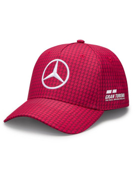 Mercedes Amg Petronas Formula One Team - 2023 Lewis Hamilton Driver Hat - Apple Red - Unisex - Size: One Size