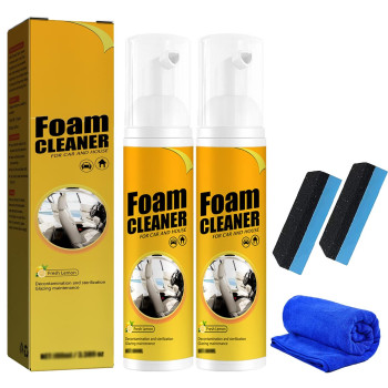 Car Magic Foam Cleaner, 2023 New Magic Foam Cleaner For Car, Multifunctional Car Magic Foam Cleaner (2Pcs,30Ml)