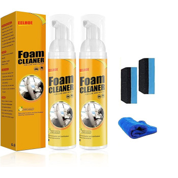 Car Magic Foam Cleaner, 2023 New Magic Foam Cleaner For Car, Multifunctional Car Magic Foam Cleaner (2Pcs, 100Ml)