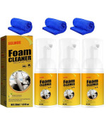 Car Magic Foam Cleaner, 2023 New Magic Foam Cleaner For Car, Multifunctional Car Magic Foam Cleaner (3Pcs, 30Ml)