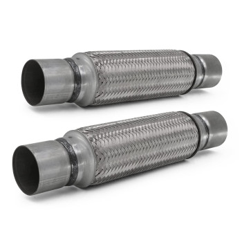 Rp Remarkable Power, Rk7542 Exhaust Flex Pipe 225 X 10 Heavy Duty Stainless Steel 14 Ol, 2 Pack