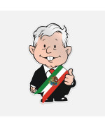 Amlo Lopez Obrador Amlito Presidente Sticker Vinyl Car Bumper Decal