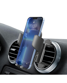 Car Phone Holder Mount Compatible With Mercedes Benz C-Class, E-Class,S-Class,B-Class,A-Class, Glcgleglsglbgla-Class 2016-2023 & Mini Cooper Round Vent Phone Holder Suitable For All Circular Vents