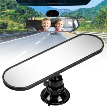 Joytutus Rear View Mirror For Driving Test, Universal Car Inside Mirrors, Driving Instructor Learner Examiner Mirror With Suction Cup, Car Rearview Mirror For Driving Test & Lesson (220 X 60Mm)