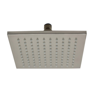 Alfi Brand Led8S-Bn Brushed Nickel 8 Square Multi Color Led Rain Shower Head