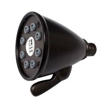 Showerhaus Round Showerhead With 8 Spray Jets - Solid Brass Construction With Adjustable Ball Joint