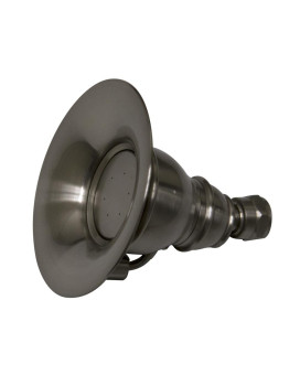 Showerhaus Small Round Rainfall Showerhead With Spray Holes - Solid Brass Construction With Adjustable Ball Joint