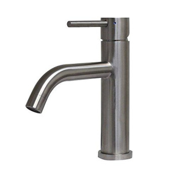 Waterhaus Solid Stainless Steel, Single Lever Elevated Lavatory Faucet