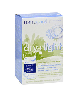 Natracare Dry And Light Individually Wrapped Pads - 20 Pack (1X20 Ct)