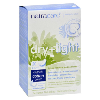 Natracare Dry And Light Individually Wrapped Pads - 20 Pack (1X20 Ct)