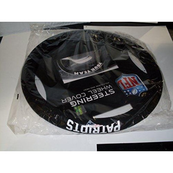 New England Patriots Steering Wheel Cover Massage Grip Style Co