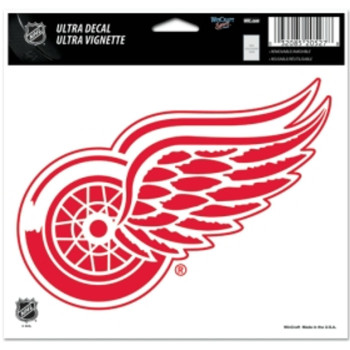 Detroit Red Wings Decal 5X6 Ultra Color