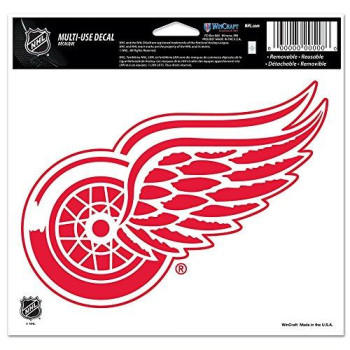 Detroit Red Wings Decal 5X6 Ultra Color