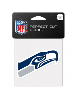 Seattle Seahawks Decal 4X4 Perfect Cut Color