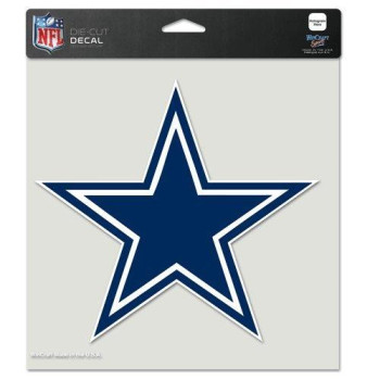 Dallas Cowboys Decal 8X8 Die Cut Color