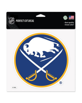 Buffalo Sabres Decal 8X8 Die Cut Color