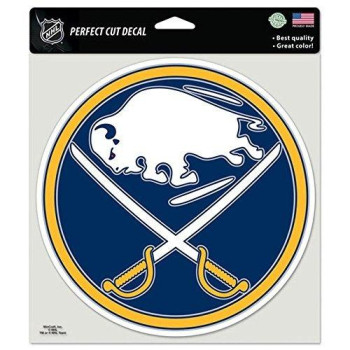 Buffalo Sabres Decal 8X8 Die Cut Color