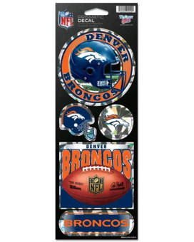 Denver Broncos Stickers Prismatic