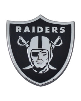 Las Vegas Raiders Auto Emblem Premium Metal Chrome