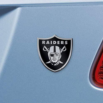 Las Vegas Raiders Auto Emblem Premium Metal Chrome