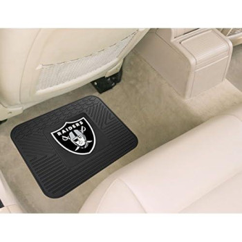 Las Vegas Raiders Car Mat Heavy Duty Vinyl Rear Seat